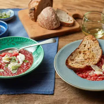 Salada de tomate ralado