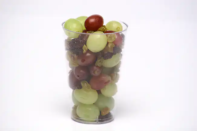 Salada de uvas para crianças