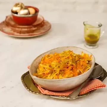 Salada marroquina de cenoura