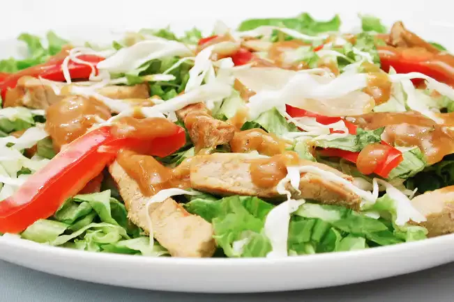 Receita de Salada picante ao molho de caqui
