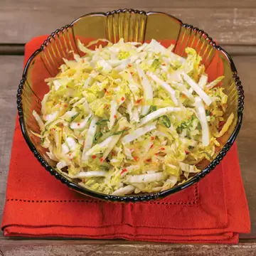 Salada picante de acelga