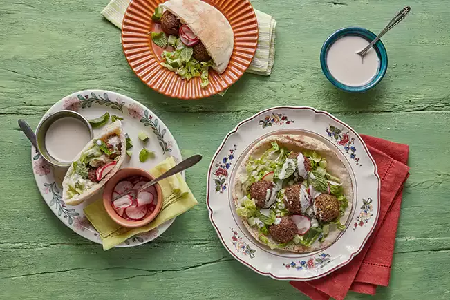 Receita de Sanduíche de faláfel