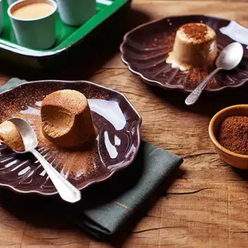 Semifredo de doce de leite com café