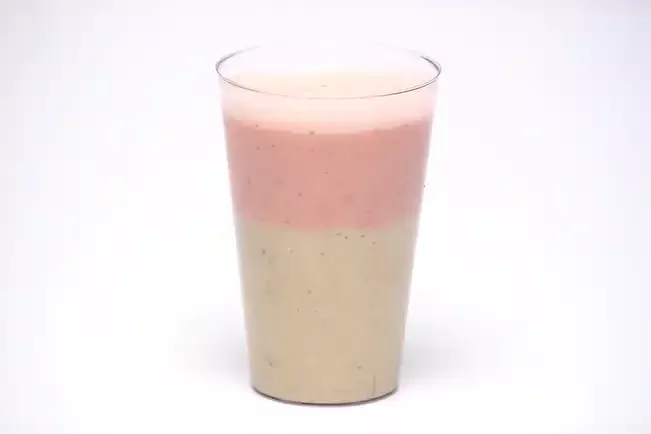 Receita de Shake de banana e morango para crianças