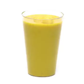 Sopa de abóbora com bolinha de queijo para crianças