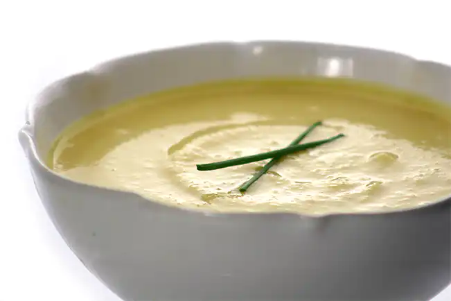 Sopa de cenoura, mel e gengibre