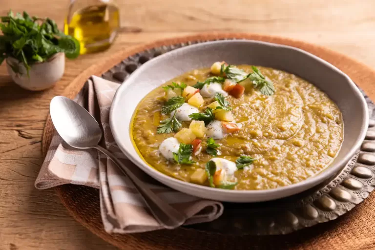 Receita de Sopa de ervilha com especiarias na pressão