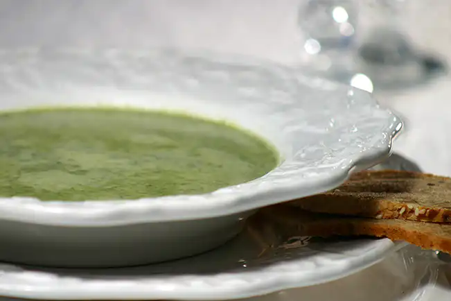 Sopa de espinafre