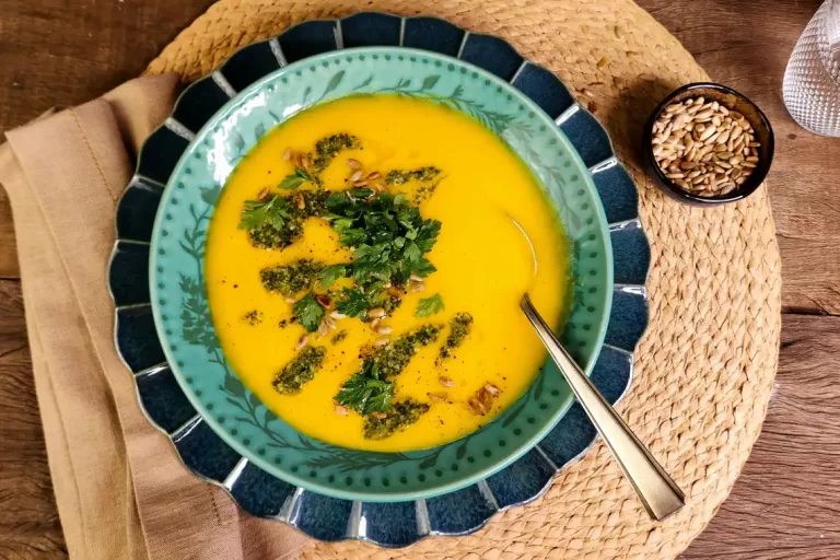 Receita de Sopa de legumes com pesto