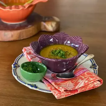 Sopa de legumes na pressão