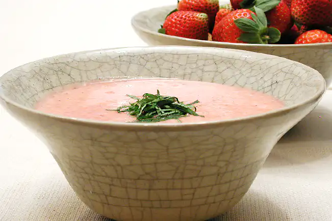 Sopa de morango