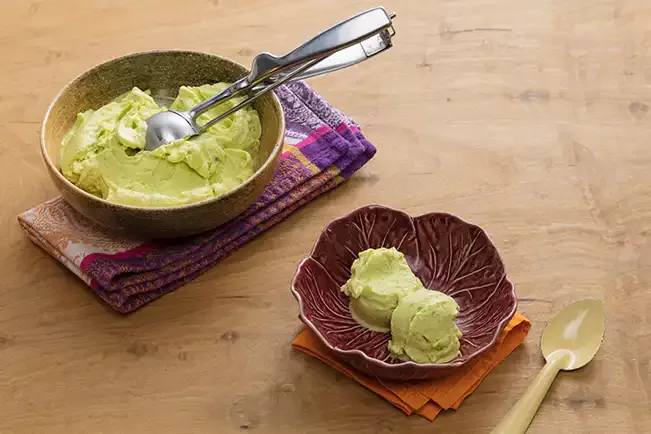Receita de Sorvete de abacate