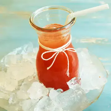 Suco de melancia com limão