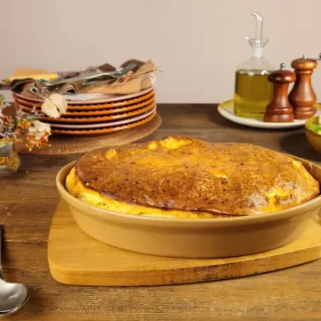Suflê de queijo prático