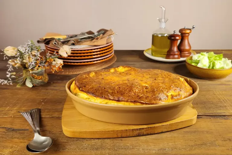 Receita de Suflê de queijo prático