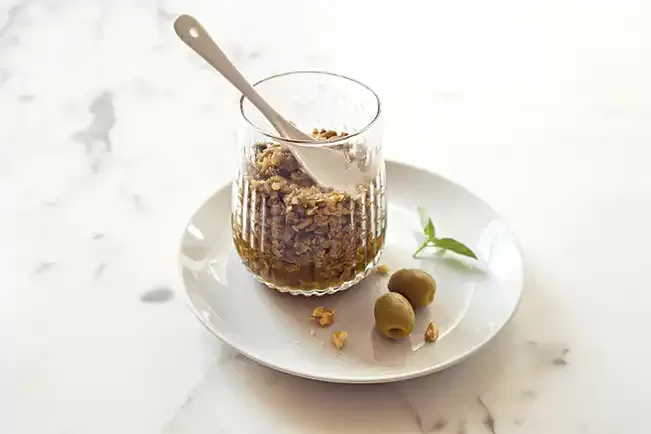Receita de Tapenade de azeitonas verdes