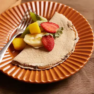 Tapioca de café com doce de leite