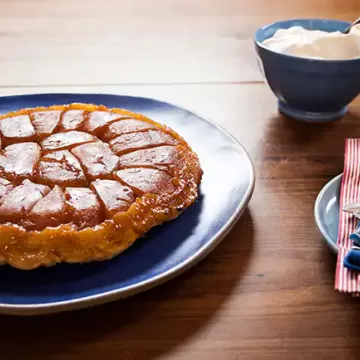 Tarte tatin de frigideira