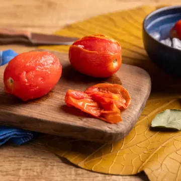 Tomate pelado na Air Fryer da Rita Lobo