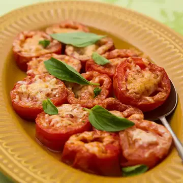 Tomates assados com parmesão