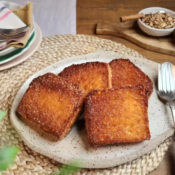 Torrada de mel na Air Fryer da Rita Lobo