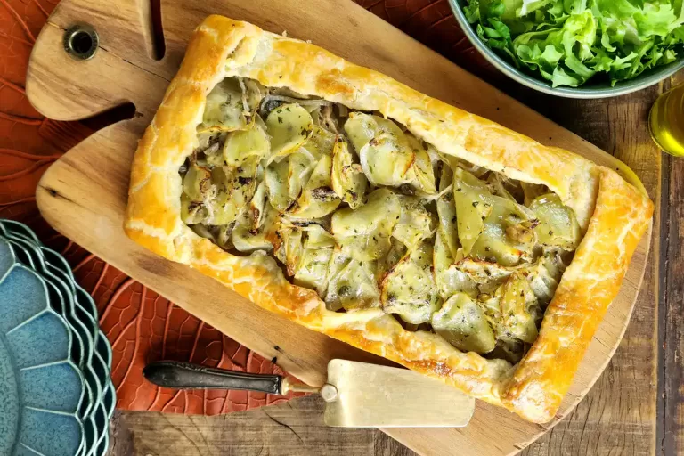 Receita de Torta de batata com sardinha