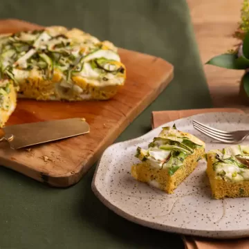 Torta de liquidificador com abobrinha