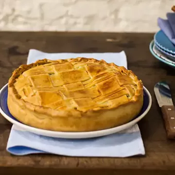 Torta de ricota com espinafre