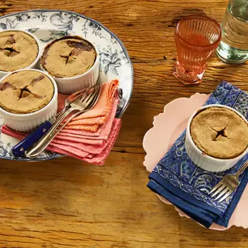 Torta integral de frango com espinafre