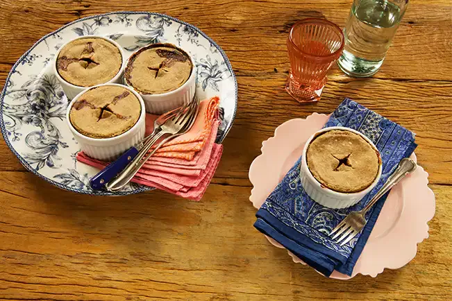 Receita de Torta integral de frango com espinafre