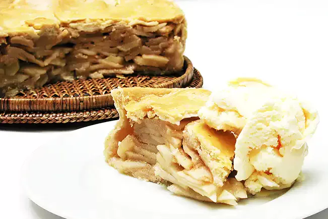 Receita de Torta quente de maçã