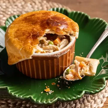 Tortinha americana de frango (reaproveitamento)