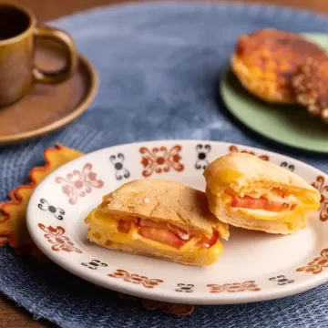 Tostex de pão de queijo