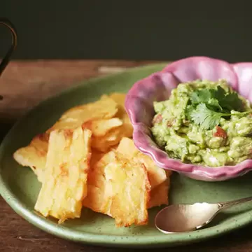 Tostones de mandioca