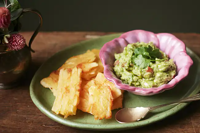 Tostones de mandioca