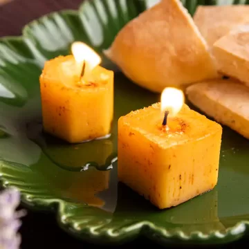 Vela de manteiga com páprica