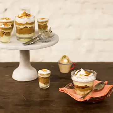 Verrines de pavê de banana