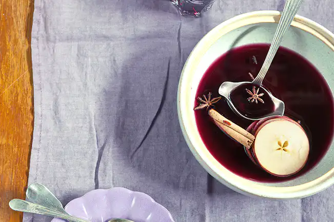 Vinho quente para dois