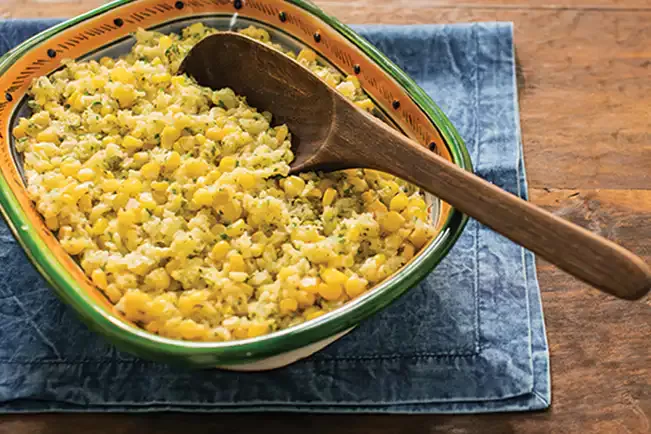 Receita de Viradinho de milho-verde com salsinha