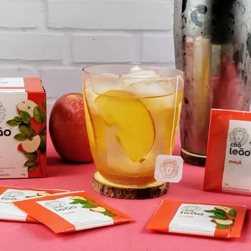 Applejack com chá de maçã