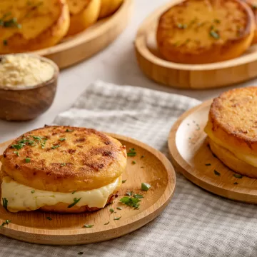 Arepas com queijo