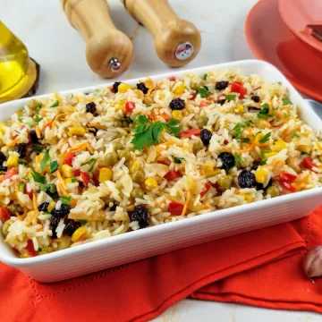 Arroz à grega simples
