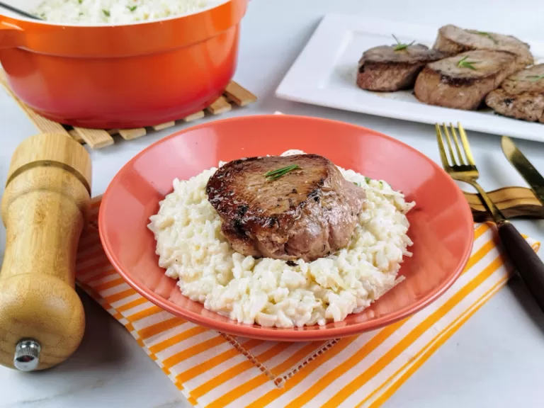 Receita de Arroz à piamontese com carne