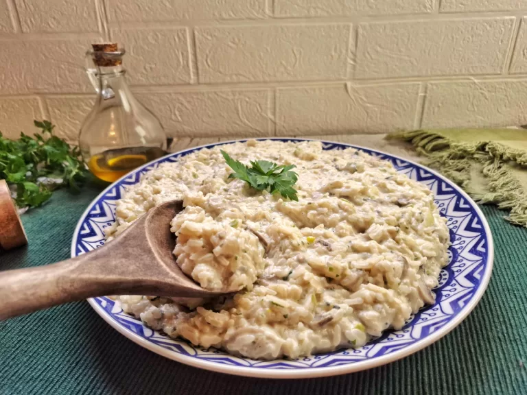Receita de Arroz à piamontese com gorgonzola