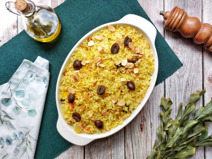 Receita de Arroz com bacalhau