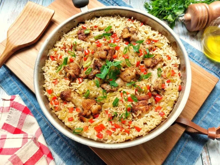 Receita de Arroz com frango