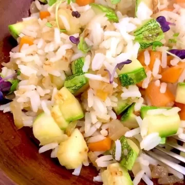 Arroz com legumes