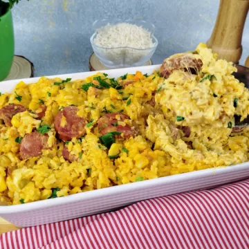 Arroz cremoso temperado