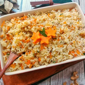 Arroz de Natal fácil