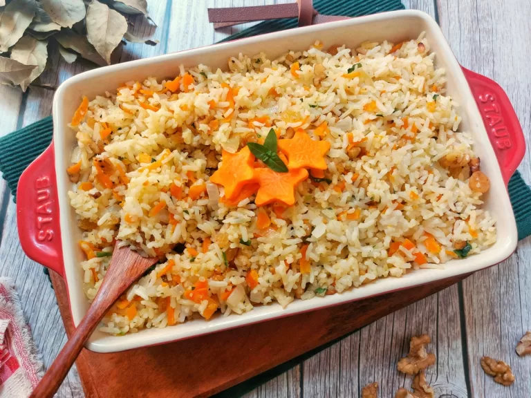 Receita de Arroz de Natal fácil